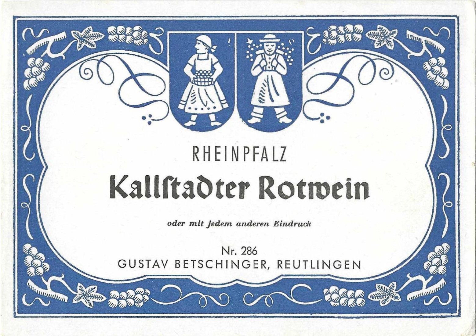 Beleg zur Druckerei